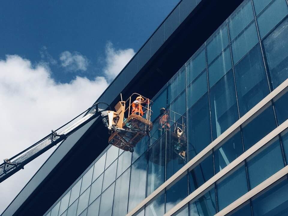 Platformdan yapılan kompozit panel temizliği